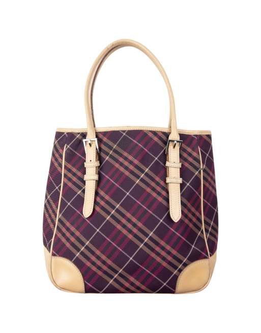 Vintage 2000s Burberry Blue Label Nova Check Shoulder Bag