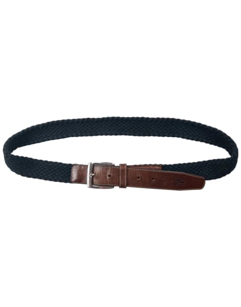 Vintage 2000s Burberry Braided Leather Belt Size L - view 1