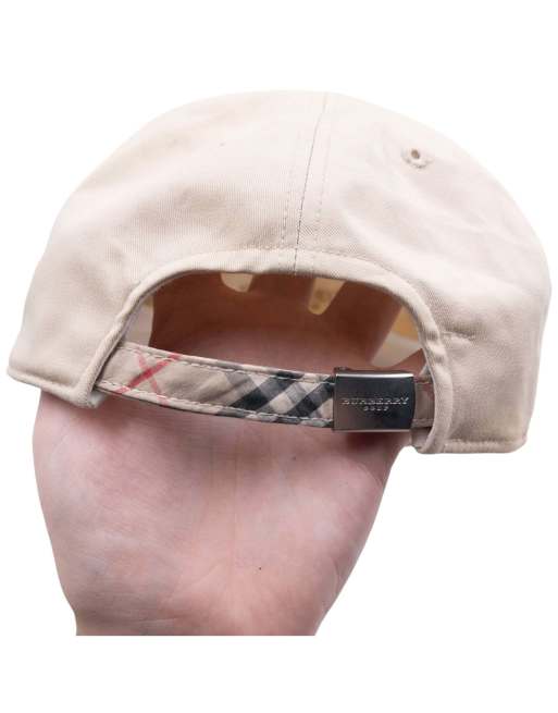 Vintage 2000s Burberry Golf Embroidered Hat, 4 of 7