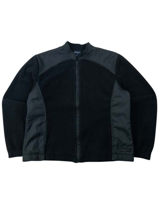 Vintage 2000s Burberry Golf Zip Up Fleece Jacket Size M