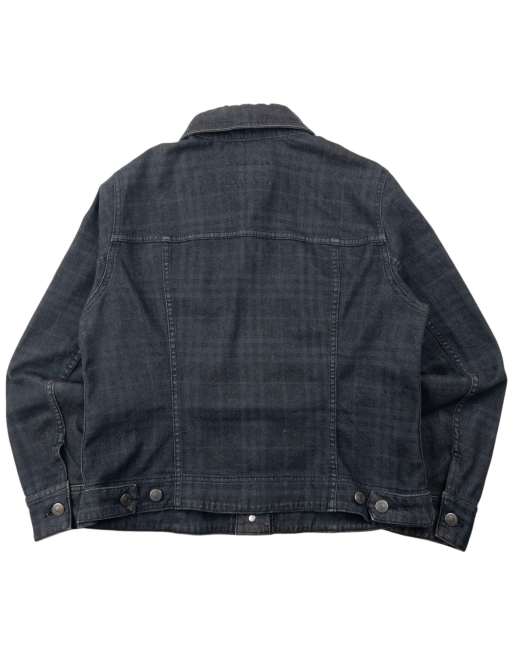 Vintage 2000s Burberry Nova Check Button Up Denim Jacket Size S, 2 of 4