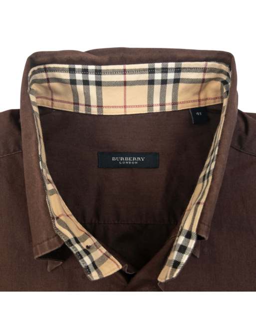 Vintage 2000s Burberry Nova Check Cuff Long Sleeve Button Up Shirt Size XL, 3 of 4