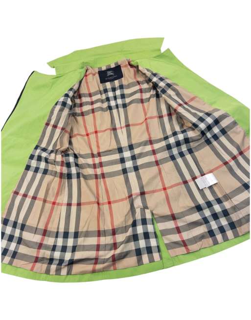 Vintage 2000s Burberry Nova Check Lined Belt Waist Jacket Size M, 5 of 7