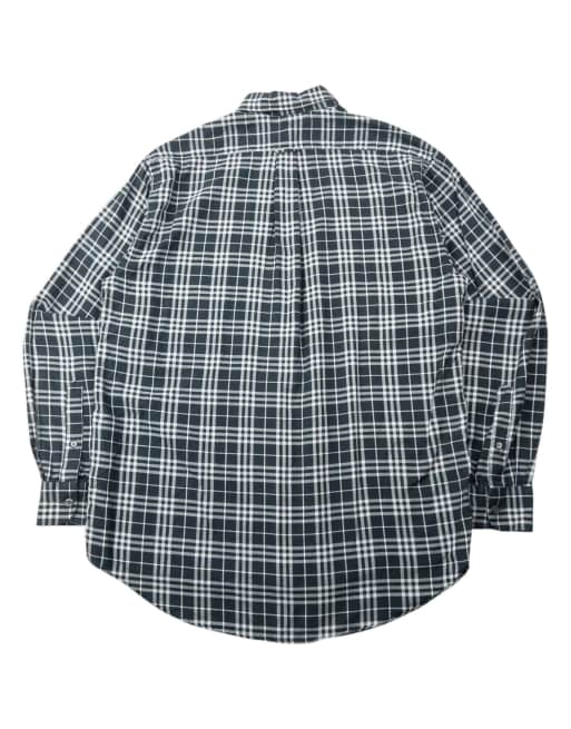 Vintage 2000s Burberry Nova Check Long Sleeve Button Up Shirt Size L in Grey, 2 of 4