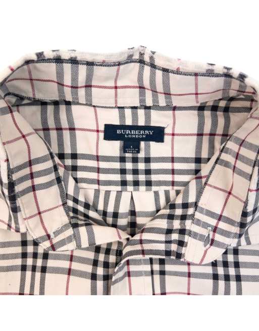 Vintage 2000s Burberry Nova Check Long Sleeve Button Up Shirt Size L, 3 of 7