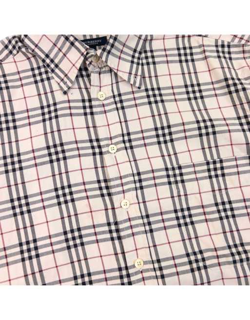 Vintage 2000s Burberry Nova Check Long Sleeve Button Up Shirt Size L, 4 of 7