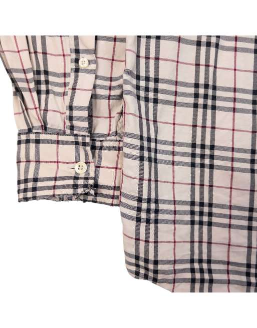 Vintage 2000s Burberry Nova Check Long Sleeve Button Up Shirt Size L, 5 of 7