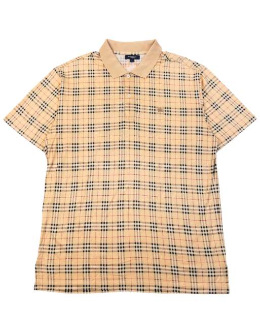 Vintage 2000s Burberry Nova Check Polo Shirt Size M, 1 of 5