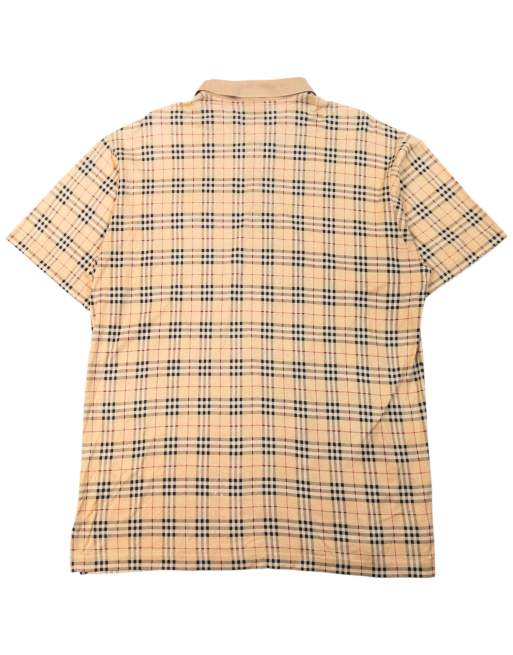 Vintage 2000s Burberry Nova Check Polo Shirt Size M, 2 of 5