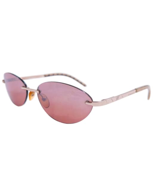 Vintage 2000s Burberry Nova Check Rimless Sunglasses, 1 of 7