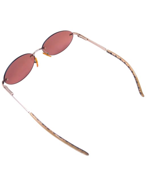 Vintage 2000s Burberry Nova Check Rimless Sunglasses, 7 of 7