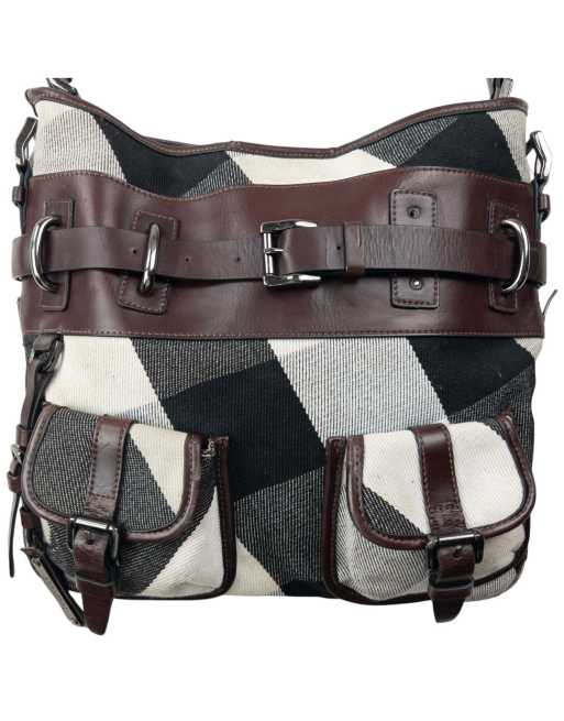 Vintage 2000s Burberry Nova Check Shoulder Bag