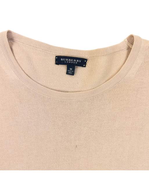 Vintage 2000s Burberry Nova Check Sleeve Patch Jumper Size S, 3 of 4