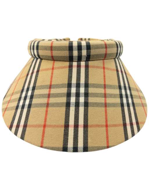 Vintage 2000s Burberry Nova Check Visor Hat Headband, 2 of 4