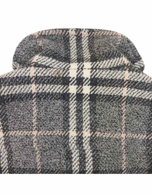 Vintage 2000s Burberry Nova Check Wool Duffle Jacket Size M, 7 of 7