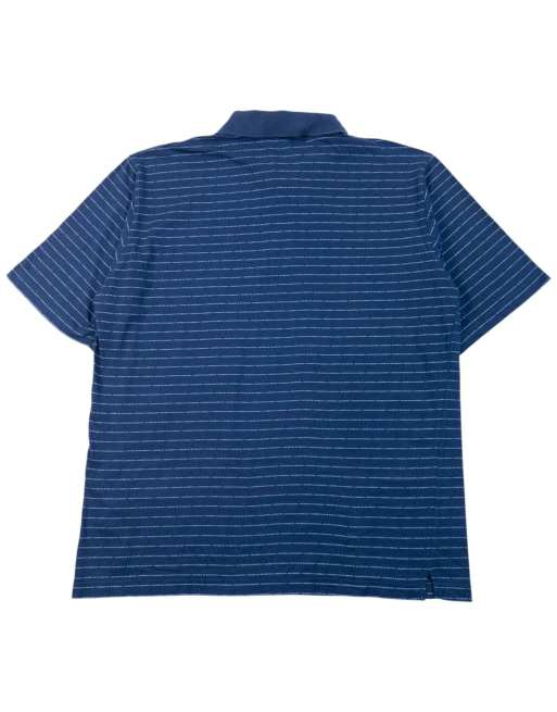 Vintage 2000s Burberry Text Stripe Polo Shirt Size M, 2 of 4