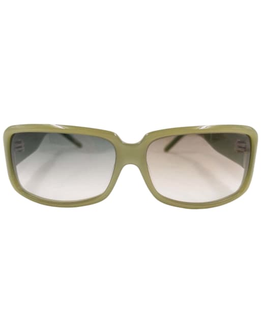Vintage 2000s Burberry Two-Tone Embossed Sunglasses