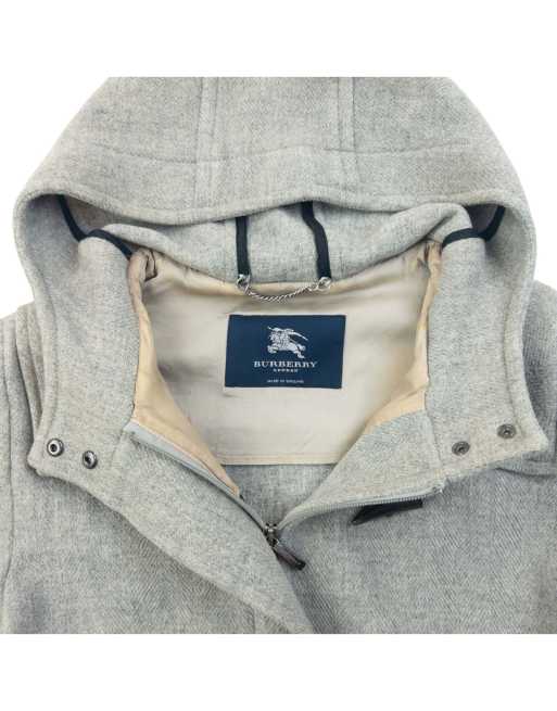 Vintage 2000s Burberry Wool Duffle Jacket Size L, 4 of 4