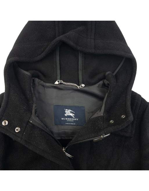 Vintage 2000s Burberry Wool Duffle Jacket Size S, 3 of 4