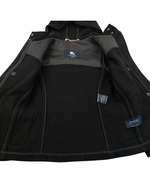 Vintage 2000s Burberry Wool Duffle Jacket Size S, 4 of 4