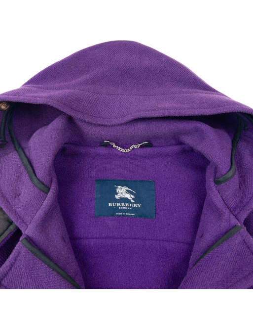 Vintage 2000s Burberry Wool Duffle Jacket Size XL, 3 of 4