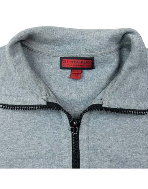 Vintage 2000s Burberry Zip Up Sweatshirt Size M, 3 of 4