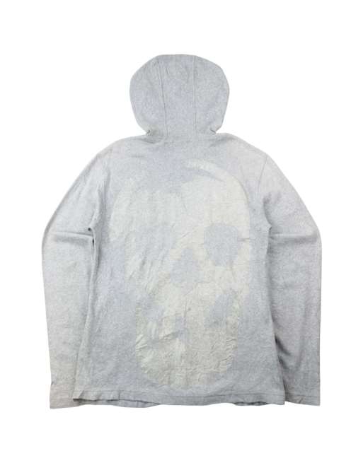 Vintage 2000s Comme Des Garçons HOMME Zip Up Skull Hoodie Size M