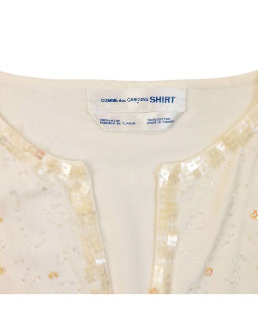 Vintage 2000s Comme Des Garçons Sequin Cardigan Size XS, 3 of 4