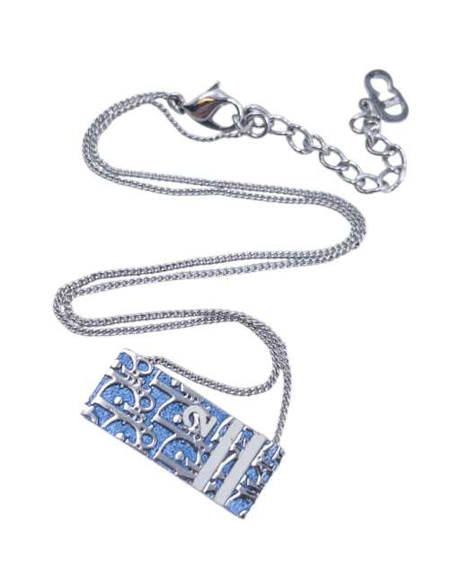 Vintage 2000s Dior By John Galliano Monogram Number Necklace