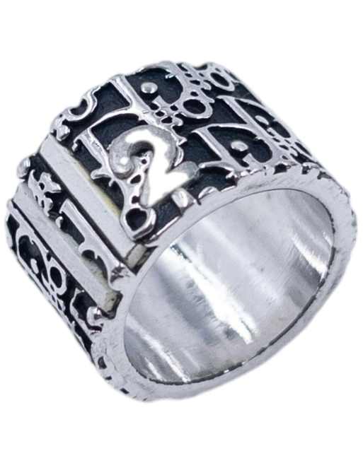 Vintage 2000s Dior By John Galliano Monogram Number Ring