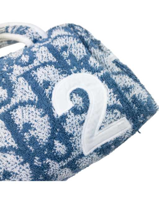Vintage 2000s Dior Monogram Terry Cloth Handbag, 5 of 7