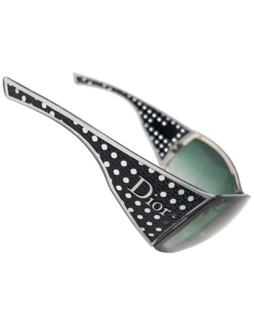Vintage 2000s Dior Quadrille Shield Sunglasses, 1 of 4