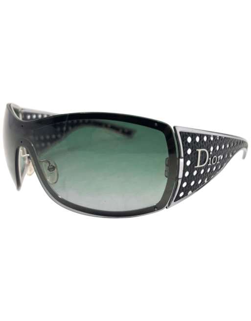 Vintage 2000s Dior Quadrille Shield Sunglasses, 2 of 4