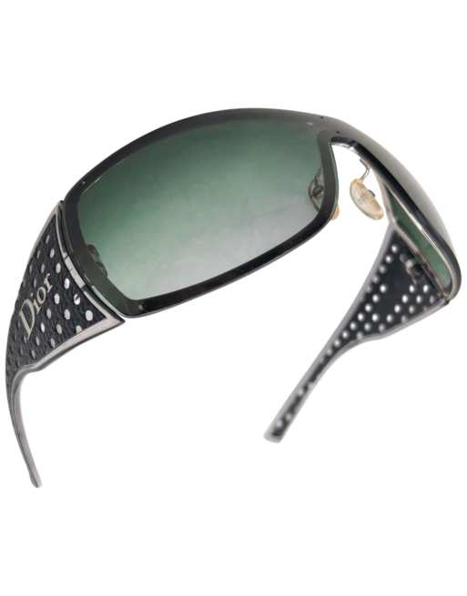 Vintage 2000s Dior Quadrille Shield Sunglasses, 4 of 4