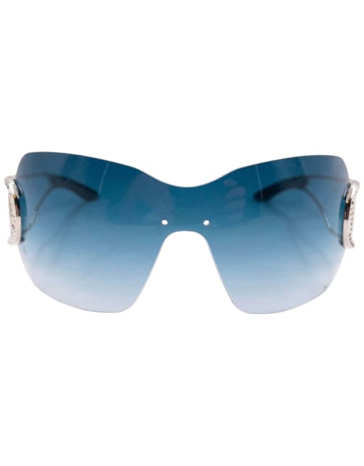 Vintage 2000s Dior Swarovski DIORLY 1 Rimless Sunglasses, 3 of 4