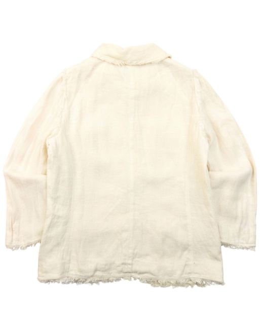 Vintage 2000s Dolce & Gabbana Button Up Linen Jacket Size S, 2 of 4