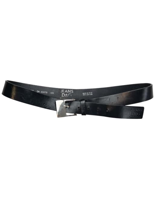 Vintage 2000s Dolce & Gabbana Leather Belt Size L