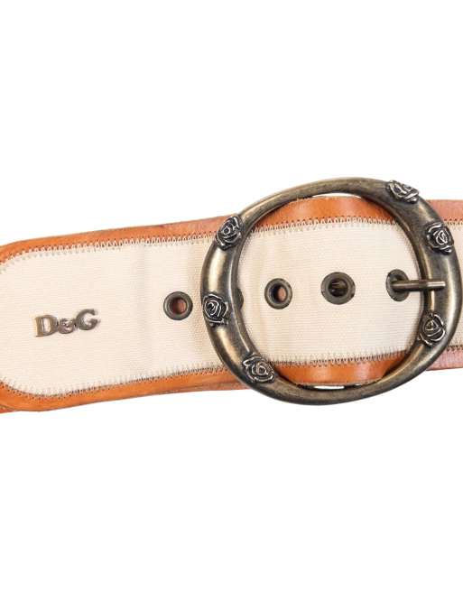 Vintage 2000s Dolce & Gabbana Leather Belt Size L, 2 of 7