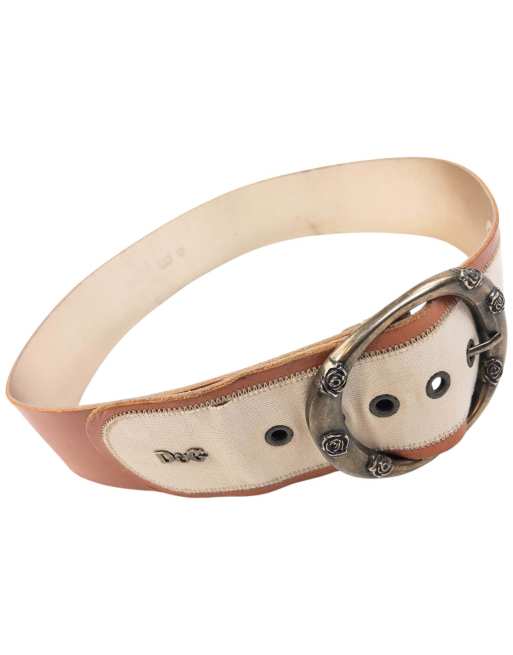 Vintage 2000s Dolce & Gabbana Leather Belt Size L, 3 of 7