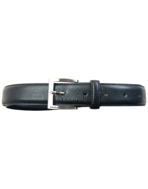 Vintage 2000s Dolce & Gabbana Leather Belt Size XL | ASOS