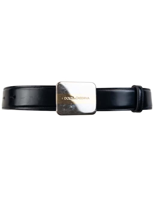 Vintage 2000s Dolce & Gabbana Leather Belt Size XL, 2 of 4