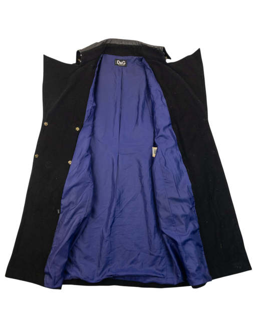 Vintage 2000s Dolce & Gabbana Longline Wool Jacket Size M, 2 of 4