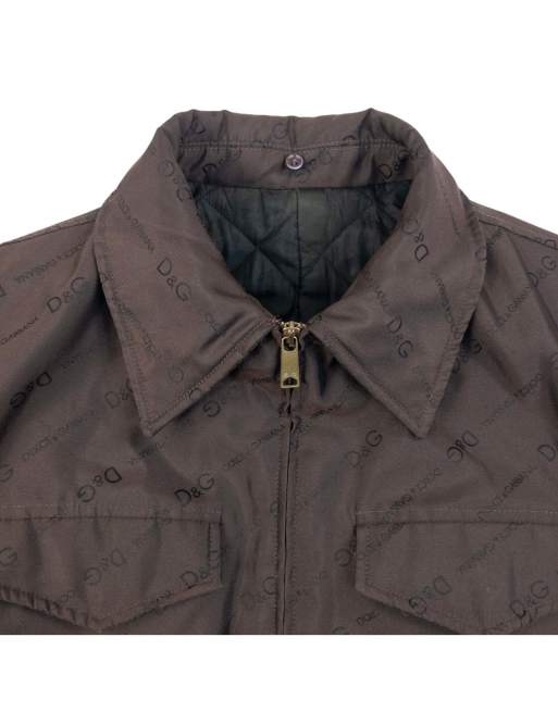 Vintage 2000s Dolce & Gabbana Monogram Padded Jacket Size M, 3 of 6