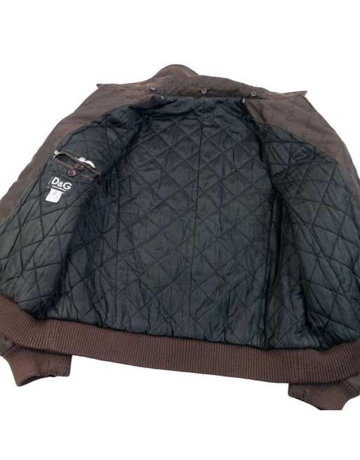 Vintage 2000s Dolce & Gabbana Monogram Padded Jacket Size M, 4 of 6