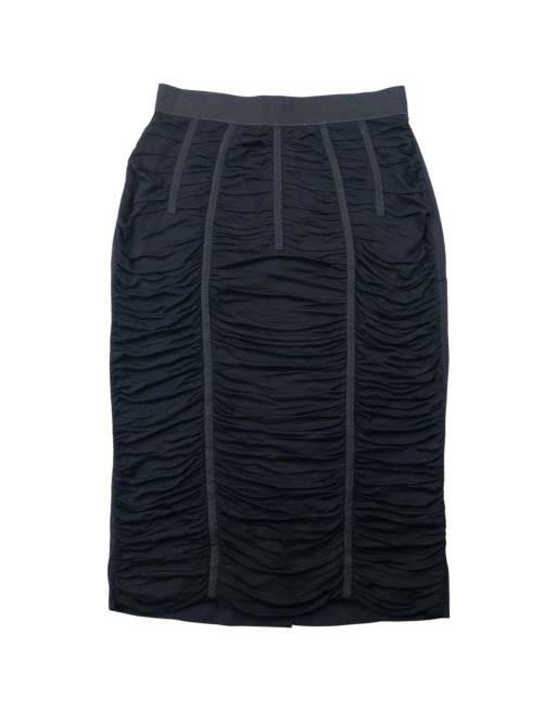Vintage 2000s Dolce & Gabbana Ruched Skirt Size W26