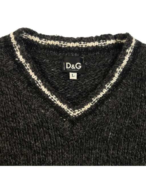 Vintage 2000s Dolce & Gabbana Wool Knit Jumper Size L, 3 of 4