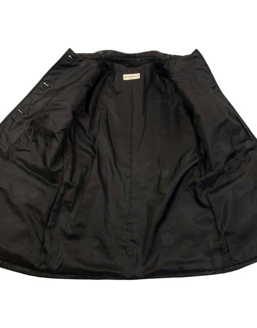 Vintage 2000s Emporio Armani Belt Waist Quilted Jacket Size M, 4 of 4
