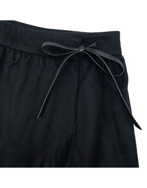 Vintage 2000s Emporio Armani Fringe Wrap Skirt Size W26, 3 of 4