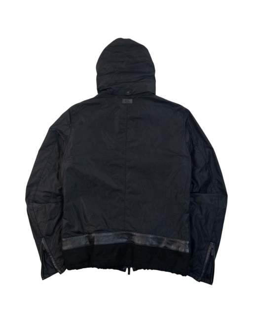 Vintage 2000s Emporio Armani Matt Line Jacket Size S in Black, 2 of 7