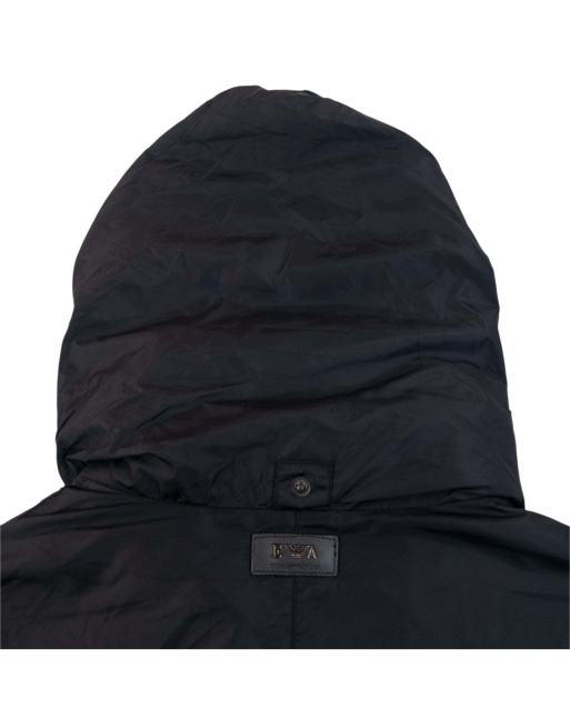 Vintage 2000s Emporio Armani Matt Line Jacket Size S in Black, 3 of 7